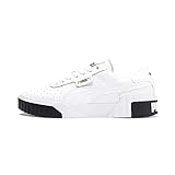 PUMA Damen Cali Wn's Turnschuhe, Puma White-Puma Black, 40.5 EU