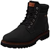 Sioux Herren Adalrik Stiefelette, Schwarz/Darkgrey, 43 EU Weit