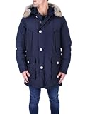 WOOLRICH Arctic Detachable Fur Parka Jacke für Herren, CFWOOU0482MRUT0001, Blau, Siehe Foto, XXL