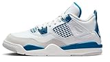 Jordan Little Kid's 4 Retro Off White/Military Blue (BQ7669 141), Off White/Military Blue, 13.5 US Little Kid