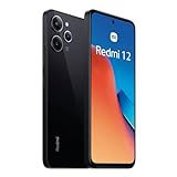 Xiaomi Redmi 12 Handy, 90Hz 6.79" FHD DotDisplay 8+128GB Android Smartphone mit MediaTek Helio G88 Prozessor und 50MP AI Triple Kamera, 5000mAh Battery IP53 Staub und Spritzwassergeschützt (Schwarz)