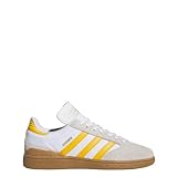 adidas Unisex Busenitz Schuhe – Skateboarding, Athletic & Sneakers, Crystal White/Preloved Yellow/Gum, 12