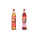 Almdudler Sirup Paket- 4 Flaschen (2x Almdudler Original Sirup + 2x Almdudler Skiwasser Sirup) - Erfrischende Vielfalt für Genießer