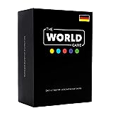 The World Game - Geographie Kartenspiel - Lernspiel für Kinder, Familie und Erwachsene - Welt Brettspiele für 2-6 Personen - Deutsche Version