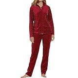 Pastunette - Nikki - Homewear Anzug (48 Dark Red)