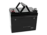 SECURA Batterie 12V 22Ah (+ Pol Links) kompatibel mit MTD Smart RC 125 13AH765C600 Rasentraktor