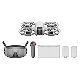 DJI Neo Motion Fly More Combo, Mini drohne mit 4K UHD-Kamera für Erwachsene, 135 g selbstfliegende Drohne, follow me funktion, Handflächenstart, KI-Motivverfolgung, mit RC Motion 3 und 3 Akkus