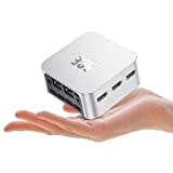 Mini PC Ιntel 12. Gen Alder Lake N100(Bis zu 3.4GHz),16GB LPDDR5 1TB SSD Micro Computer Desktop W indows 11 Pro|Dual LAN|Triple HDMI