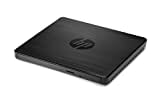 HP externes CD-/ DVD Laufwerk inkl CD und DVD Brenner mit USB Anschluss (F6V97AA) schwarz