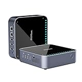 DreamQuest Mini PC Windows 11 16GB RAM 512GB M.2 SSD Intel N95 (bis zu 3.4Ghz) Micro Desktop Computer mit 4K HDMI/2x LAN/WiFi 5/Bluetooth4.2/USB3.2 für Office Business Klein PC Besser als N5105