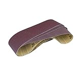 Zjpgcsdsc Schleifbänder 10 Stück 1220 x 150 mm Schleifgewebebänder GXK51-P Holz Weichmetall Schleifen Aluminiumoxid Polierband P60 P80 P120 P150 P180 P240 P320 P400 P600 P800(60)