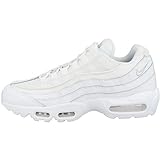 Nike Unisex AIR MAX 95 Essential Laufschuh, White/White-Grey Fog, 41 EU