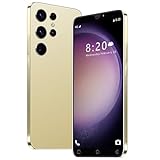 SnHey Unlocked Smartphone, 5.0 Inch HD Display, 16GB 128GB Extension, Android 9.0 Cheap Mobile Phone,Dual SIM Dual Camera, Face Unlock S23Ultra-Golden