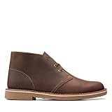 Clarks Herren Desert Boot Bushacre 3 Chukka-Stiefel, Beeswax, 43 EU