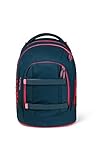 satch pack Schulrucksack ab 5. Klasse ergonomisch 30L Stauraum standfest Organisationstalent Pink Phantom - Petrol