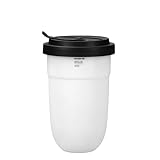 KPM Berlin LAB To-Go Becher, Porzellan, Kaffeebecher, Coffee-to-go-Becher 460 ml Teebecher, handmade, weiß