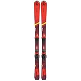 ATOMIC PM REDSTER J2 140 Ski - Kinderski in Rot - Ski für Kinder 8-12 Jahre - Kinder-Skier in Größe 140 cm - Skier für Kinder inkl. Bindung mit Voreinstellung - rote Ski mit C 5 GW Bindung