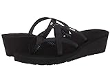 Teva Mush Ola 2 Flip-Flop Damen Mandalyn Sandalen, schwarz, 38 EU