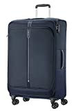 Samsonite Popsoda - Spinner L Erweiterbar Koffer, TSA-geprüft, 78 cm, 105/112.5 L, Blau (Dark Blue)