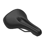 Ergon – ST Core Evo Fahrradsattel | Trekking, Touring | Frauen | Medium-Large | Schwarz-Grau