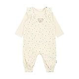 Steiff Baby-Mädchen Set Strampler + T-Shirt Langarm Zweiteiler, Eggnog, 50