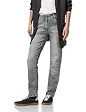 CECIL Damen B378277 Jeans Im Slim Fit, Light Grey Stone Wash, 26W / 28L EU