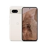 Google Pixel 8a: Android-Smartphone ohne SIM-Lock mit fortschrittlicher Pixel-Kamera, Langer Akkulaufzeit und leistungsstarken Sicherheitsfunktionen – Porcelain, 128GB