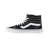 Vans Herren Filmore Hi Sneaker, Suede Canvas Black White, 44.5 EU