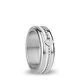 BERING Austauschbar Ringkombination für Damen in Silber mit einzigartigem Twist- & Change System, Loire