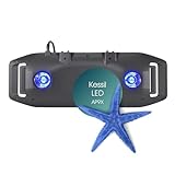 Kessil AP9X LED Aquarium-Beleuchtung I Flächenleuchte für Salzwasseraquarien 185W I Korallenbeleuchtung mit Touch- & Wi-Fi-Steuerung I Meerwasseraquarium-Lampe mit Abluftvorrichtungen