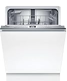 Bosch SMV4EAX28E, Serie 4, Smarter Geschirrspüler Vollintegriert 60 cm, Besteckkorb, Spülmaschine Made in Germany, besonders Leise, Extra Trocknen, Programmassistent, schneller sauberes Geschirr