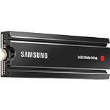 Samsung 980 PRO NVMe M.2 SSD mit Heatsink, 2 TB, PCIe 4.0, 7.000 MB/s Lesen, 5.000 MB/s Schreiben, Interne SSD mit Kühlkörper für Konsolen-Gaming, MZ-V8P2T0CW