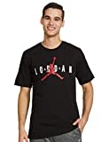 Nike Ss Ctn Jrdn Air T-Shirt Black/White/Gym Red M