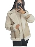 Damen-Bombardier, superweich, modisch, beige, 38