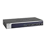 NETGEAR XS508M 8 Port 10gb Switch | Multi-Gigabit LAN Switch Smart (mit 1x 10G SFP+, Desktop oder 19 Zoll Rack-Montage, ProSAFE Lifetime-Garantie)