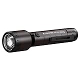 Ledlenser P6R Signature LED Taschenlampe | Led Batterie Taschenlampe fokussierbar | Leuchte hell 1400 Lumen | Lampe mit Advanced Focus | 240 m Leuchtweite | 60 Stunden Leuchtdauer | Emergency Light