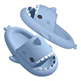 GULAKY Cloud Shark Slides Pillow Slippers Damen /Herren Hausschuhe Unisex Badeschuhe für Sommer,Himmelblau,40.41