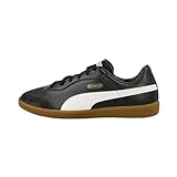 PUMA Unisex King 21 It Soccer Shoe, Black White Gum, 43 EU