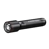 Ledlenser, P7R Core, LED Taschenlampe, 1400 Lumen, mit Akku, wiederaufladbar, wasserfest, fokussierbar, Leuchtweite 300 Meter, Leuchtdauer bis zu 90 Stunden, mit Magnetladekabel