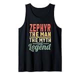 Herren Zephyr Der Mann Der Mythos Die Legende Name Zephyr Tank Top