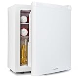 Klarstein Mini Kühlschrank für Zimmer, Mini-Kühlschrank für Getränke, Snacks & Kosmetik, Kleine Minibar, Kühlschrank Klein & Leise, Verstellbare Ablagen, Kleiner Skincar Kühlschrank 6-18°C, 38L