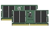 Kingston ValueRAM 96GB 5600MT/s DDR5 Non-ECC CL46 SODIMM (Kit mit 2) 2Rx8 KVR56S46BD8K2-96 Laptop-Speicher