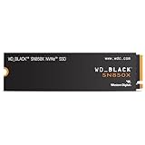 WD_BLACK SN850X NVMe SSD 4 TB interne SSD (Gaming Speicher, PCIe Gen4-Technologie, Lesen 7.300 MB/s, Schreiben 6.600 MB/s) Schwarz, Standard