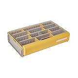 Plano Edge 3700 Premium Deep Tackle Utility Box, transparent und gelb, wasserdicht und rostbeständig, Köder- und Terminal-Aufbewahrungsbox