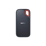 SanDisk Extreme 2 TB Portable SSD Festkörper-Laufwerk(USB-C, mit 550 MB/s Übertragungsraten, AES-Verschlüsselung und ist stoß-, wasser- und staubfest)