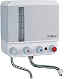 Vaillant VEK 5 L Elektro-Kochendwassergerät wandhängend (weiß/grau), 230V, 2,4 kW Heizleistung, Elektrowarmwasserspeicher mit Netzkabel, Warmwasserbereiter, 005122