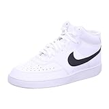 Nike Herren Court Vision Walking-Schuh, Schwarz und Weiß, 44 EU