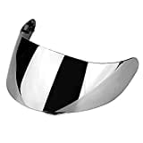 Helmet Visor Agv agv k1 visier, Helmlinsenvisier, Motorrad Windschutz Helmlinsenvisier Vollgesichtsanpassung für K1 K3SV K5 K5-S(Silber)