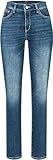 Mac - Damen 5-Pocket Jeans, Dream Authentic (5412-90-0357L), Größe:W44, Länge:L32, Farbe:medium Blue Basic wash (D675)