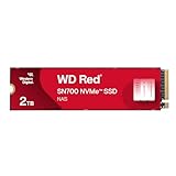 WD Red SN700 NVMe SSD 2 TB (SSD für NAS-Geräte, 24/7‐NAS‐Workloads, Dauerhaltbarkeit von bis zu 2.500 TBW, Kompatibilität mit vielen NAS-Systemen)